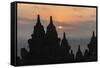 Borobudur Buddhist Temple, UNESCO World Heritage Site, Java, Indonesia, Southeast Asia-Angelo-Framed Stretched Canvas