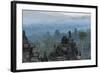 Borobudur Buddhist Temple, UNESCO World Heritage Site, Java, Indonesia, Southeast Asia-Angelo-Framed Photographic Print