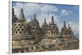 Borobudur Buddhist Temple, UNESCO World Heritage Site, Java, Indonesia, Southeast Asia-Angelo-Framed Photographic Print