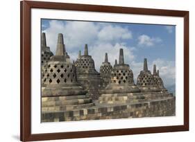 Borobudur Buddhist Temple, UNESCO World Heritage Site, Java, Indonesia, Southeast Asia-Angelo-Framed Photographic Print