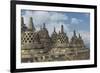 Borobudur Buddhist Temple, UNESCO World Heritage Site, Java, Indonesia, Southeast Asia-Angelo-Framed Photographic Print