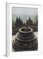 Borobudur Buddhist Temple, UNESCO World Heritage Site, Java, Indonesia, Southeast Asia-Angelo-Framed Photographic Print