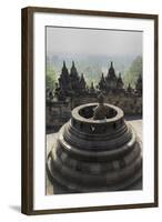 Borobudur Buddhist Temple, UNESCO World Heritage Site, Java, Indonesia, Southeast Asia-Angelo-Framed Photographic Print