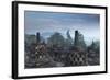 Borobudur Buddhist Temple, UNESCO World Heritage Site, Java, Indonesia, Southeast Asia-Angelo-Framed Photographic Print