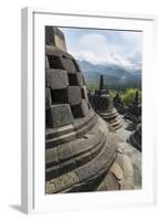 Borobudur Buddhist Temple, UNESCO World Heritage Site, Java, Indonesia, Southeast Asia-Angelo-Framed Photographic Print