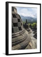 Borobudur Buddhist Temple, UNESCO World Heritage Site, Java, Indonesia, Southeast Asia-Angelo-Framed Photographic Print