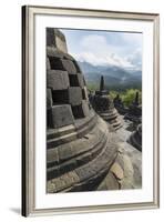 Borobudur Buddhist Temple, UNESCO World Heritage Site, Java, Indonesia, Southeast Asia-Angelo-Framed Photographic Print