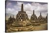 Borobudur Buddhist Temple, UNESCO World Heritage Site, Java, Indonesia, Southeast Asia-Angelo-Stretched Canvas