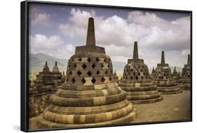 Borobudur Buddhist Temple, UNESCO World Heritage Site, Java, Indonesia, Southeast Asia-Angelo-Framed Photographic Print