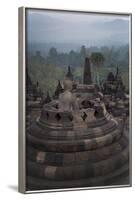 Borobudur Buddhist Temple, UNESCO World Heritage Site, Java, Indonesia, Southeast Asia-Angelo-Framed Photographic Print