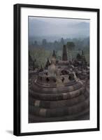 Borobudur Buddhist Temple, UNESCO World Heritage Site, Java, Indonesia, Southeast Asia-Angelo-Framed Photographic Print