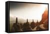 Borobudur Buddhist Temple, UNESCO World Heritage Site, Java, Indonesia, Southeast Asia-Angelo-Framed Stretched Canvas