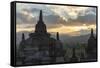 Borobudur Buddhist Temple, UNESCO World Heritage Site, Java, Indonesia, Southeast Asia-Angelo-Framed Stretched Canvas