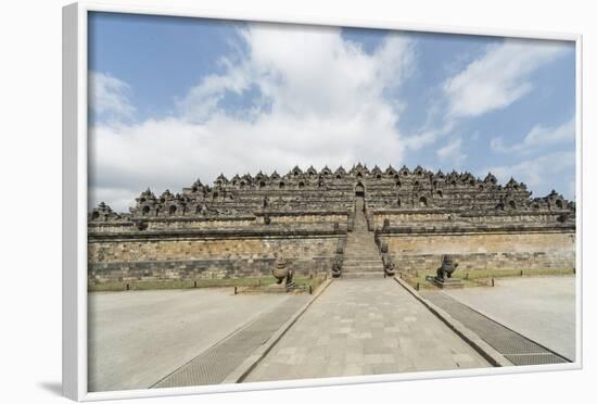 Borobudur Buddhist Temple, UNESCO World Heritage Site, Java, Indonesia, Southeast Asia-Angelo-Framed Photographic Print