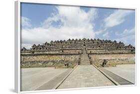 Borobudur Buddhist Temple, UNESCO World Heritage Site, Java, Indonesia, Southeast Asia-Angelo-Framed Photographic Print