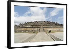 Borobudur Buddhist Temple, UNESCO World Heritage Site, Java, Indonesia, Southeast Asia-Angelo-Framed Photographic Print