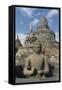 Borobudur Buddhist Temple, UNESCO World Heritage Site, Java, Indonesia, Southeast Asia-Angelo-Framed Stretched Canvas