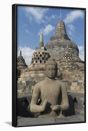 Borobudur Buddhist Temple, UNESCO World Heritage Site, Java, Indonesia, Southeast Asia-Angelo-Framed Photographic Print