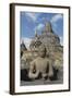 Borobudur Buddhist Temple, UNESCO World Heritage Site, Java, Indonesia, Southeast Asia-Angelo-Framed Photographic Print