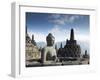 Borobudur Buddhist Temple, UNESCO World Heritage Site, Java, Indonesia, Southeast Asia-Angelo Cavalli-Framed Photographic Print