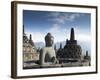 Borobudur Buddhist Temple, UNESCO World Heritage Site, Java, Indonesia, Southeast Asia-Angelo Cavalli-Framed Photographic Print