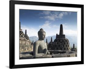 Borobudur Buddhist Temple, UNESCO World Heritage Site, Java, Indonesia, Southeast Asia-Angelo Cavalli-Framed Photographic Print