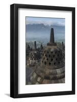 Borobudur Buddhist Temple, UNESCO World Heritage Site, Java, Indonesia, Southeast Asia-Angelo-Framed Photographic Print