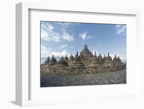 Borobudur Buddhist Temple, UNESCO World Heritage Site, Java, Indonesia, Southeast Asia-Angelo-Framed Photographic Print