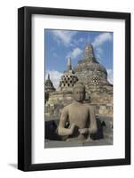 Borobudur Buddhist Temple, UNESCO World Heritage Site, Java, Indonesia, Southeast Asia-Angelo-Framed Photographic Print