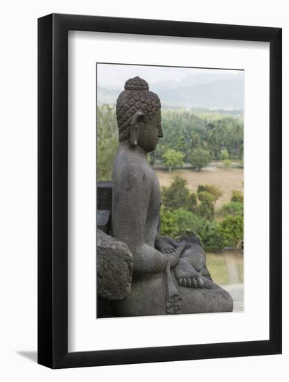 Borobudur Buddhist Temple, UNESCO World Heritage Site, Java, Indonesia, Southeast Asia-Angelo-Framed Photographic Print