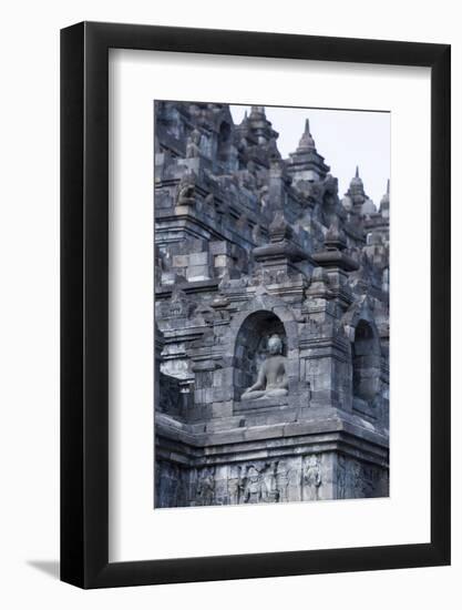 Borobudur Buddhist Temple, UNESCO World Heritage Site, Java, Indonesia, Southeast Asia-Angelo-Framed Photographic Print