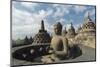 Borobudur Buddhist Temple, UNESCO World Heritage Site, Java, Indonesia, Southeast Asia-Angelo-Mounted Photographic Print