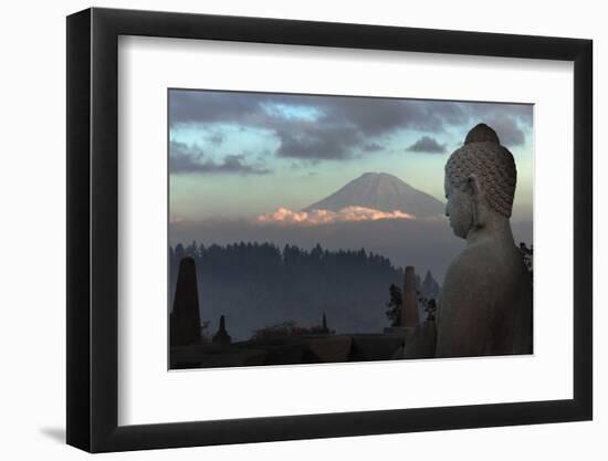 Borobudur Buddhist Temple, UNESCO World Heritage Site, Java, Indonesia, Southeast Asia-Angelo-Framed Photographic Print