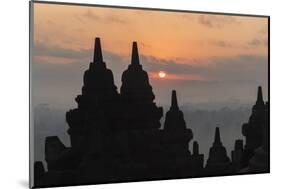 Borobudur Buddhist Temple, UNESCO World Heritage Site, Java, Indonesia, Southeast Asia-Angelo-Mounted Photographic Print