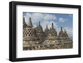 Borobudur Buddhist Temple, UNESCO World Heritage Site, Java, Indonesia, Southeast Asia-Angelo-Framed Photographic Print