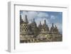 Borobudur Buddhist Temple, UNESCO World Heritage Site, Java, Indonesia, Southeast Asia-Angelo-Framed Photographic Print