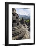 Borobudur Buddhist Temple, UNESCO World Heritage Site, Java, Indonesia, Southeast Asia-Angelo-Framed Photographic Print