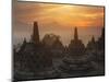 Borobudur Buddhist Temple, UNESCO World Heritage Site, Java, Indonesia, Southeast Asia-Angelo Cavalli-Mounted Photographic Print