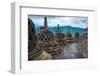 Borobudur Buddist Temple Yogyakarta. Java, Indonesia-lkunl-Framed Photographic Print