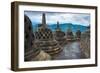 Borobudur Buddist Temple Yogyakarta. Java, Indonesia-lkunl-Framed Photographic Print