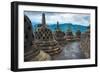 Borobudur Buddist Temple Yogyakarta. Java, Indonesia-lkunl-Framed Photographic Print