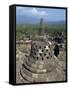 Borobudur, Java, Indonesia, Southeast Asia-Harding Robert-Framed Stretched Canvas