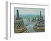 Borobudur on Java-Bob Krist-Framed Photographic Print