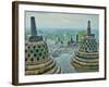 Borobudur on Java-Bob Krist-Framed Photographic Print