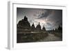 Borobudur Temple, a World Heritage Site in Central Java-Alex Saberi-Framed Premium Photographic Print