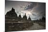 Borobudur Temple, a World Heritage Site in Central Java-Alex Saberi-Mounted Photographic Print