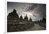 Borobudur Temple, a World Heritage Site in Central Java-Alex Saberi-Framed Photographic Print