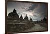 Borobudur Temple, a World Heritage Site in Central Java-Alex Saberi-Framed Photographic Print