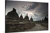 Borobudur Temple, a World Heritage Site in Central Java-Alex Saberi-Stretched Canvas