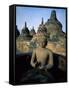 Borobudur Temple, Java, Indonesia-Steve Vidler-Framed Stretched Canvas